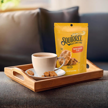 Squirrel Brand salted caramel toffee pecans stand-up pouch