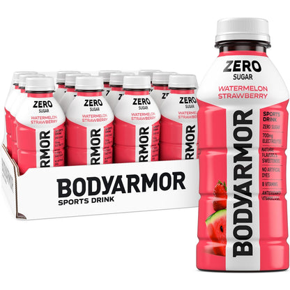 BODYARMOR ZERO Watermelon Strawberry 16 oz sports drink