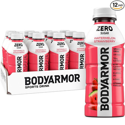 BODYARMOR ZERO Sugar Watermelon Strawberry electrolyte drink