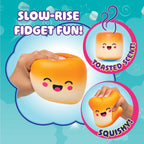 Squeeze Please marshmallow toy with soft slow-rise foam