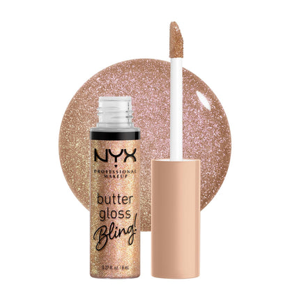Non-sticky shiny vegan NYX lip gloss tube
