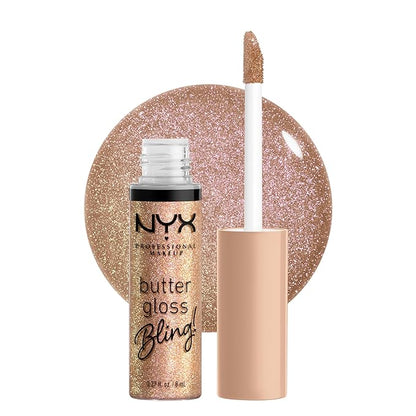 NYX PROFESSIONAL MAKEUP Butter Gloss Bling Lip Gloss Bring The Bling