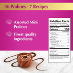 Lindt Mini Pralines 6.2 oz gourmet chocolate gift box