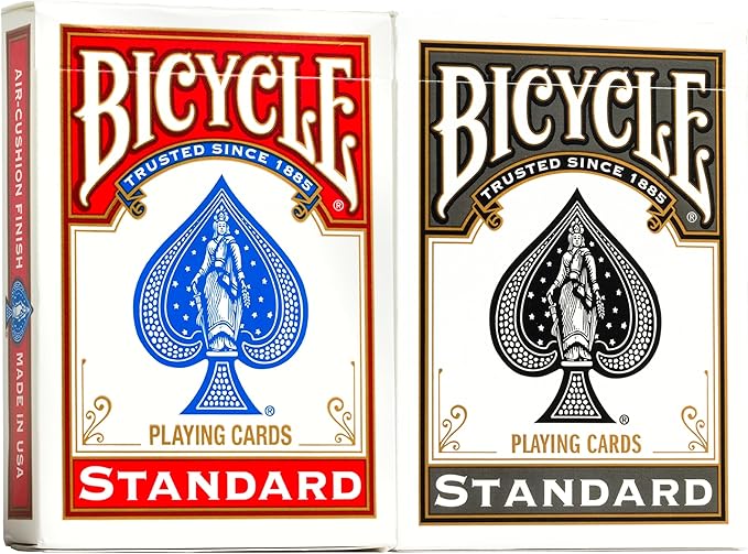 Bicycle poker size cards for game night