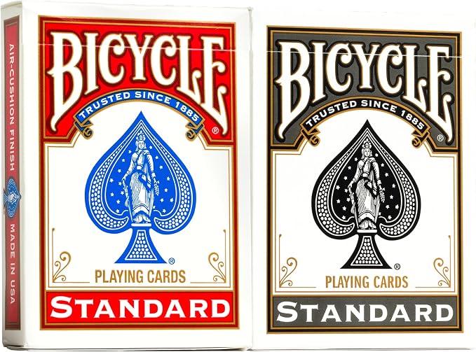 Bicycle playing cards with clamshell case