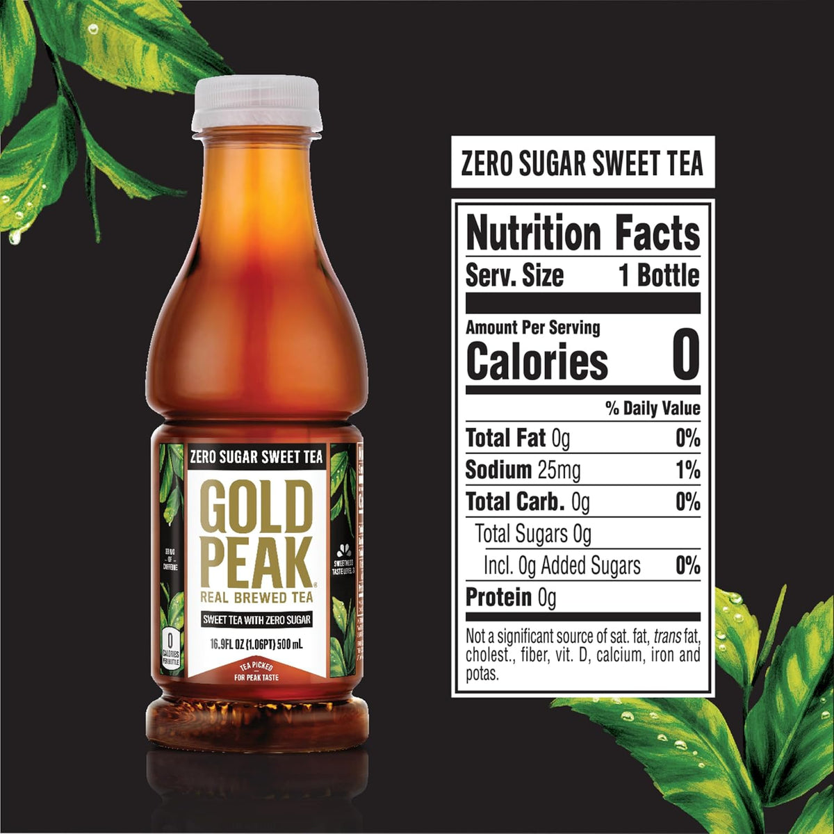 Gold Peak Diet Iced Tea 16.9 fl oz bottles