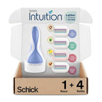 INTUITION razor set with moisturizing bars for women