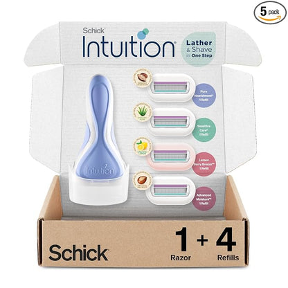 Schick Intuition women’s razor variety pack with handle and refills