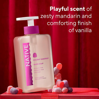 Native Gentle & Clean Holiday Gumdrop liquid soap