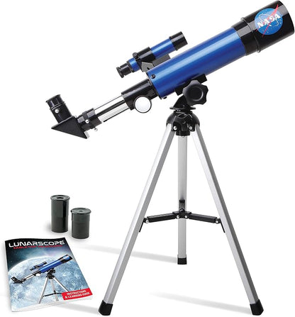 Blue Marble NASA lunar telescope for kids with tripod