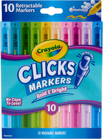 Crayola washable retractable markers for kids crafts