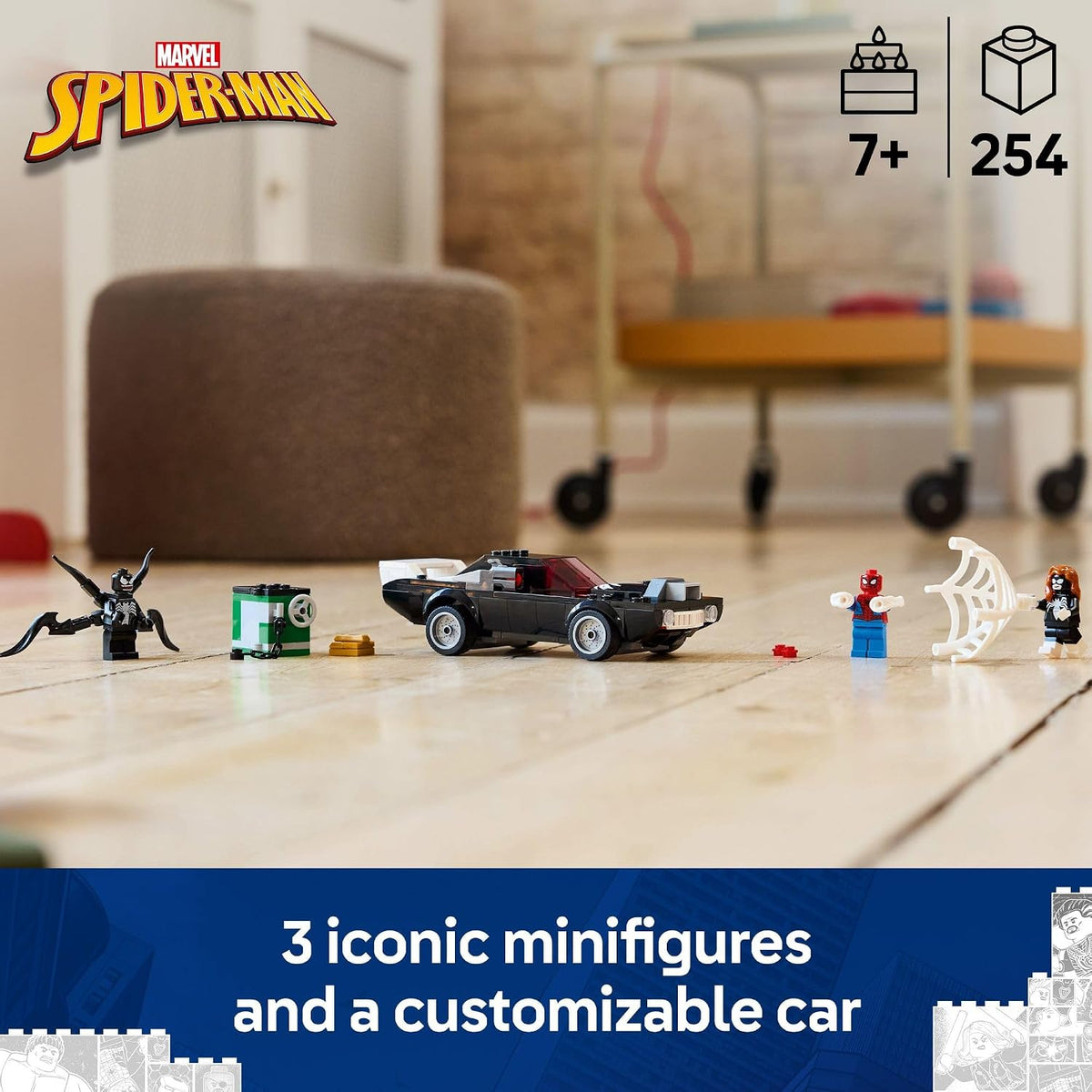 Venomized LEGO muscle car building set for kids