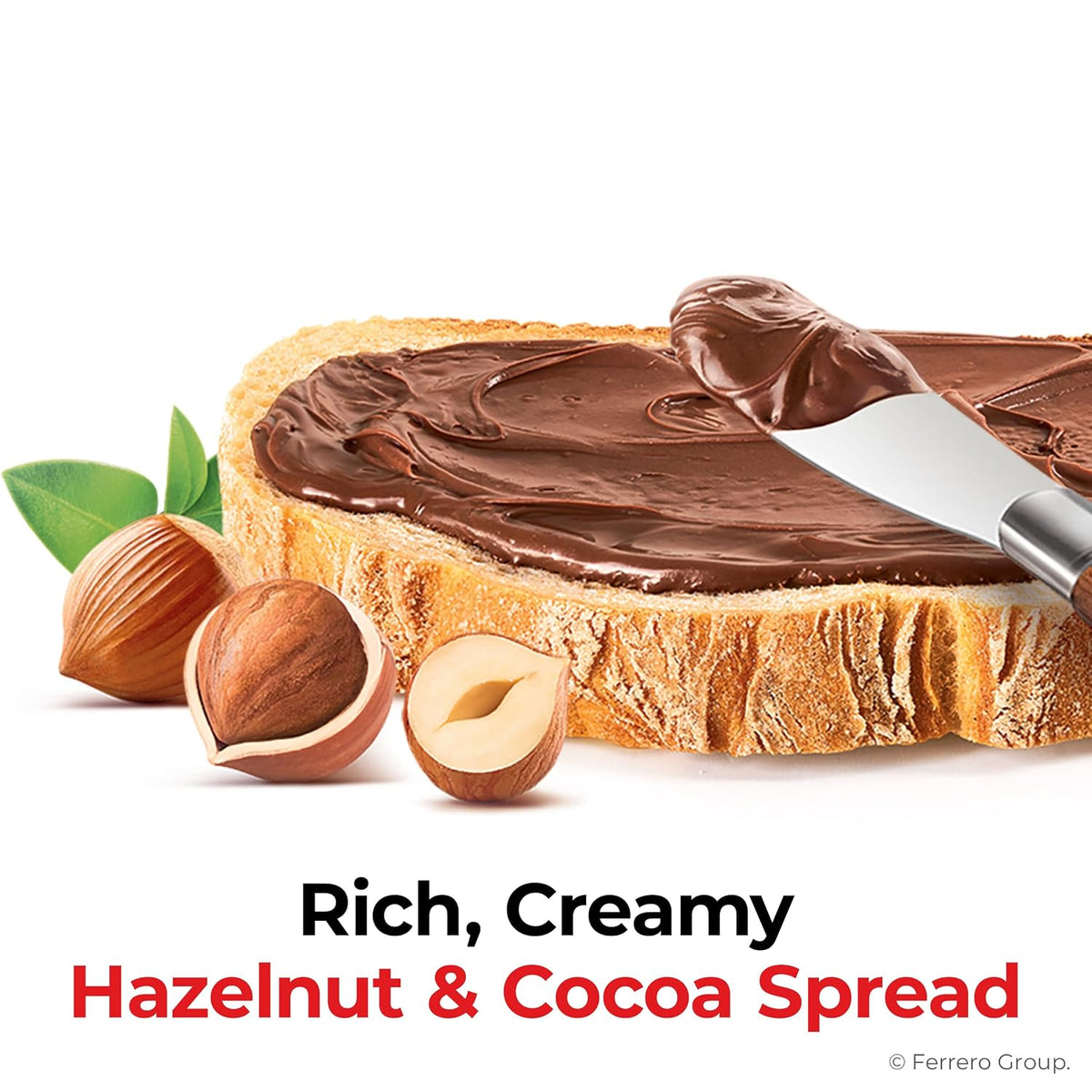 Nutella spread for toast pancakes waffles and muffins