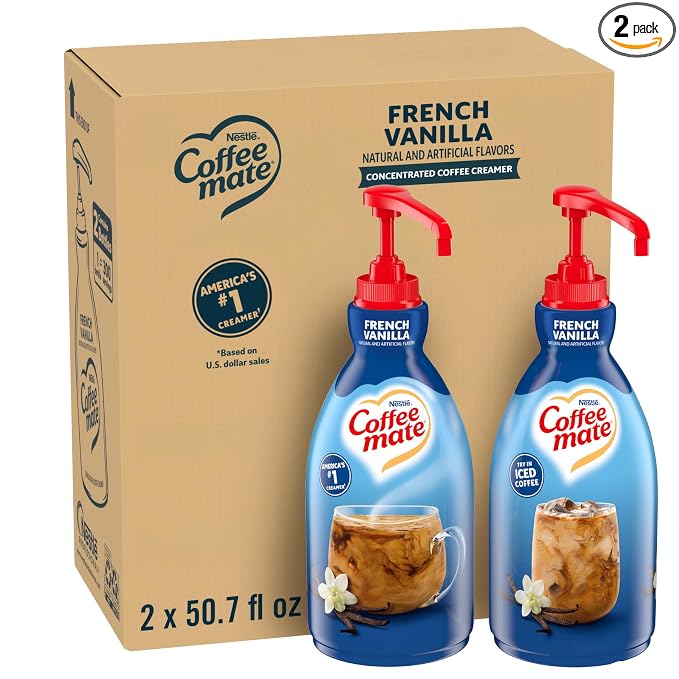 Coffee Mate French Vanilla non-dairy creamer pump 2-pack