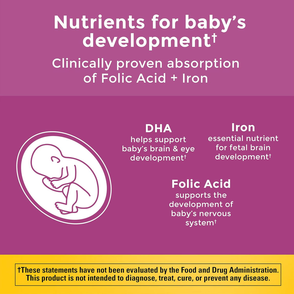 Prenatal DHA and folic acid softgels by Nature Made