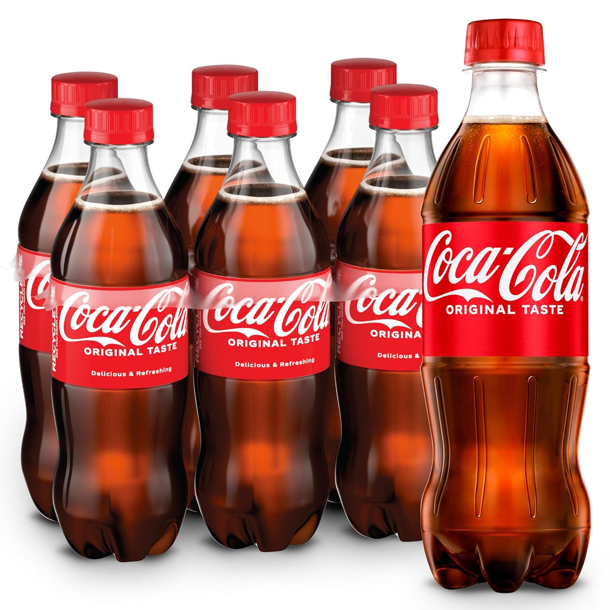Coca-Cola classic soft drink bottle pack