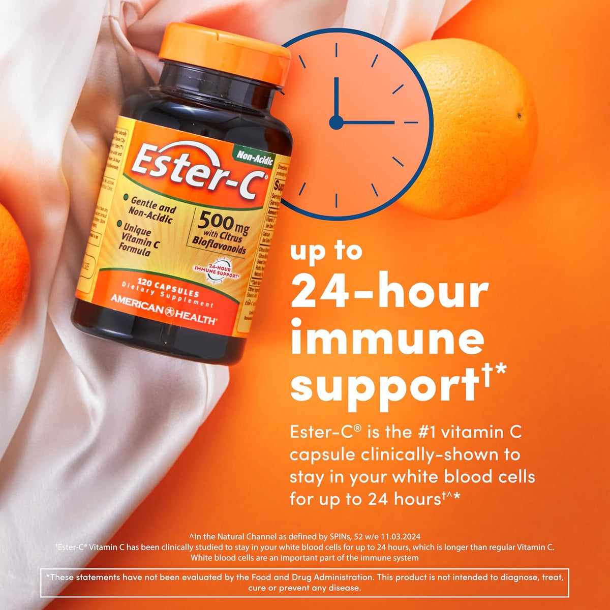 500mg Ester-C vitamin C capsules by American Health