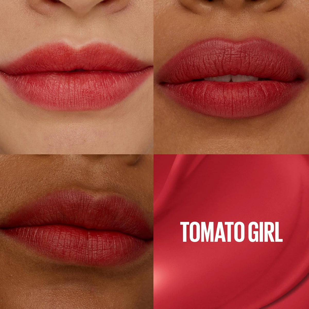 Tomato Girl blurred matte lip tint by Maybelline