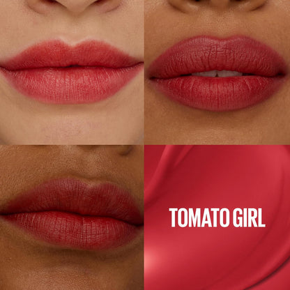 Tomato Girl blurred matte lip tint by Maybelline
