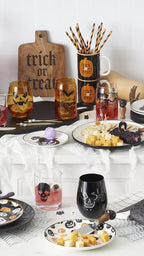Four-piece Oneida Vintro Halloween mug set