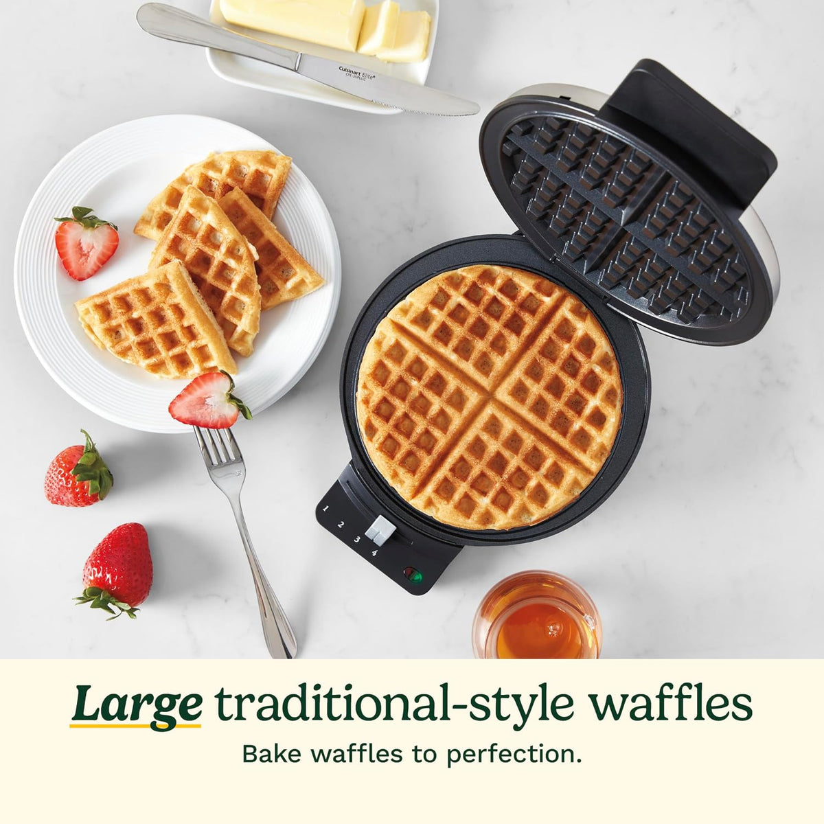 Deep pocket Cuisinart waffle maker