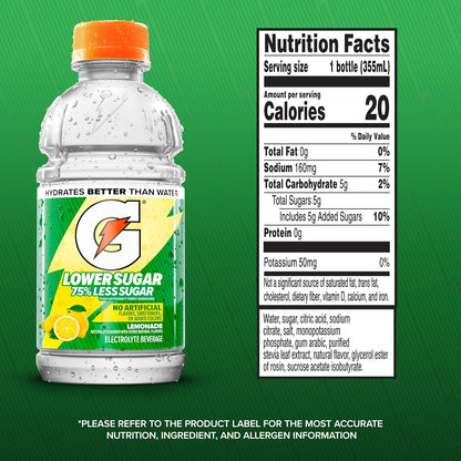 Gatorade lower sugar sports drink multipack