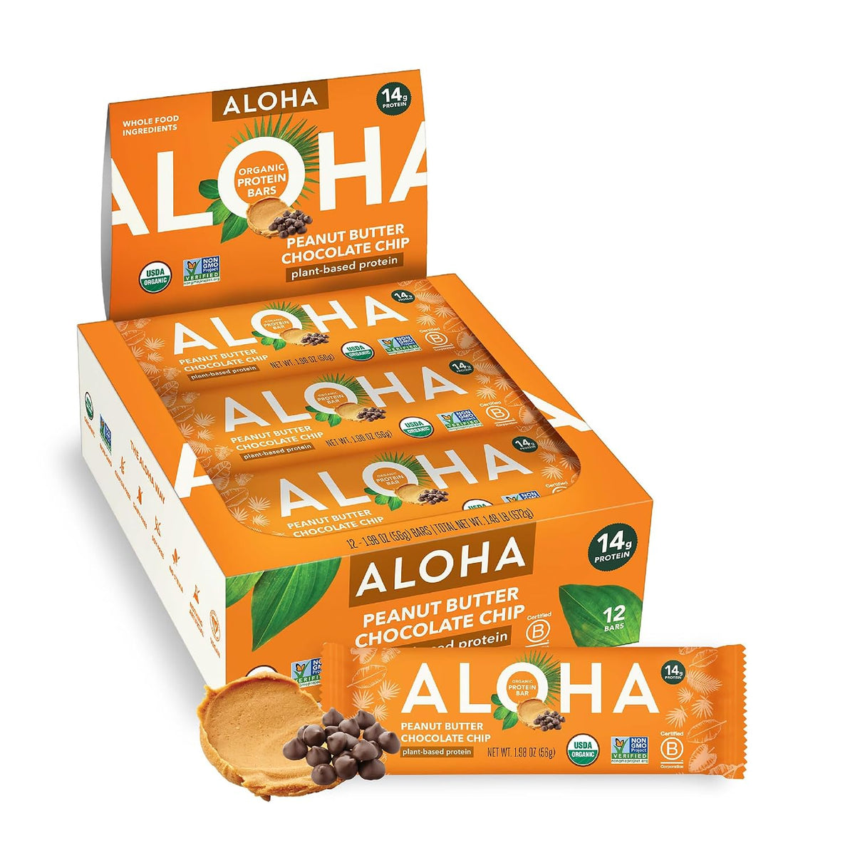 ALOHA plant-based protein snack bar
