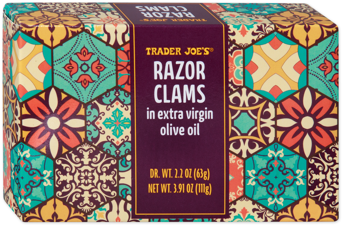 Trader Joe's Razor Clams pantry seafood