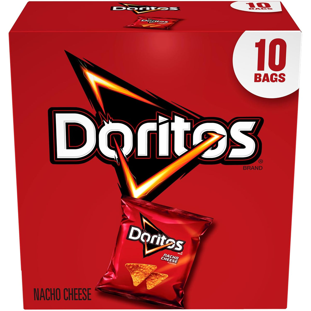 Doritos Nacho Cheese snack size tortilla chip bags
