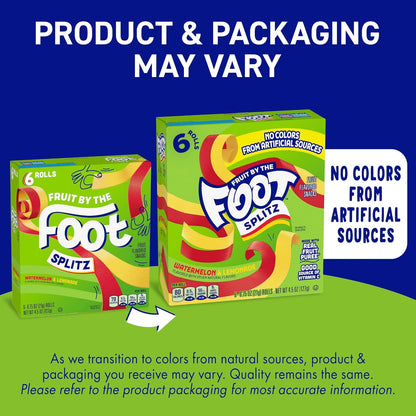 Fruit by the Foot chewy fruit flavored snack box