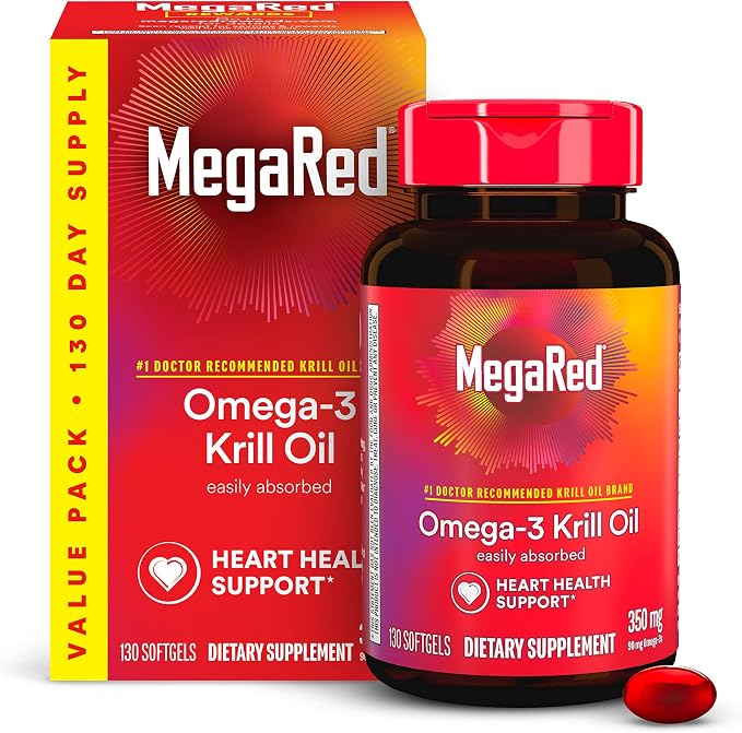 MegaRed Omega-3 Krill Oil 350mg bottle