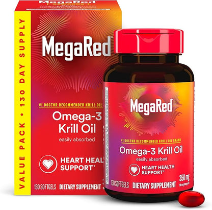MegaRed Omega-3 Krill Oil 350mg bottle