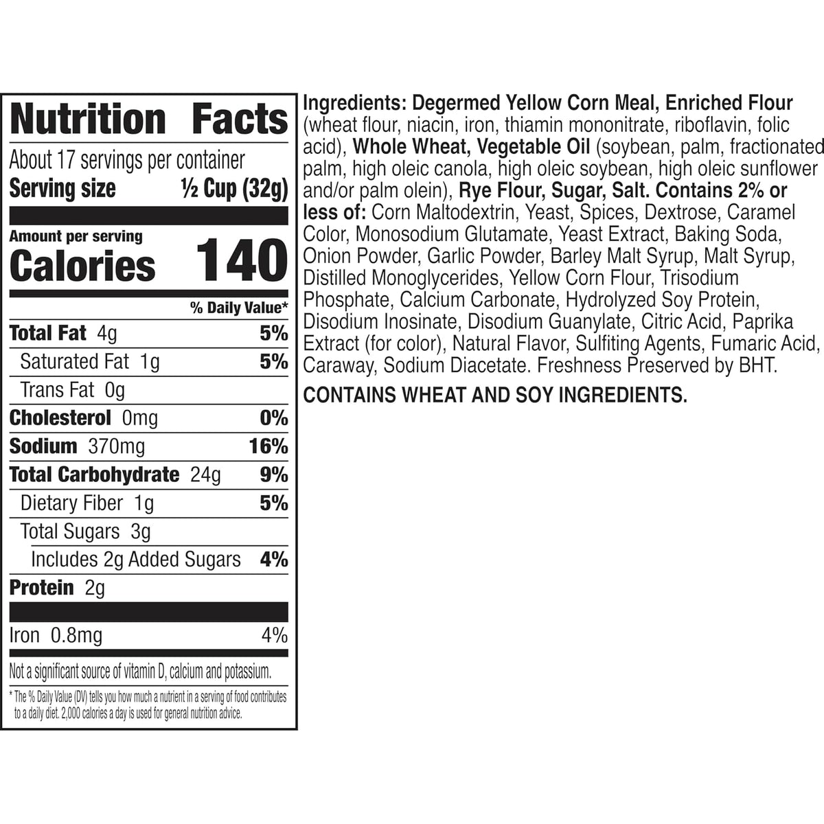 Chex Mix savory snack mix with pretzels and rye chips
