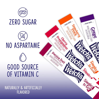 Aspartame-free Welch's drink mix 30 count pack