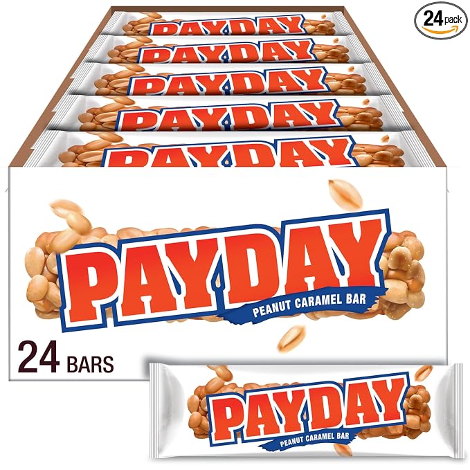 PAYDAY Peanut Caramel Candy Bars 24 count box
