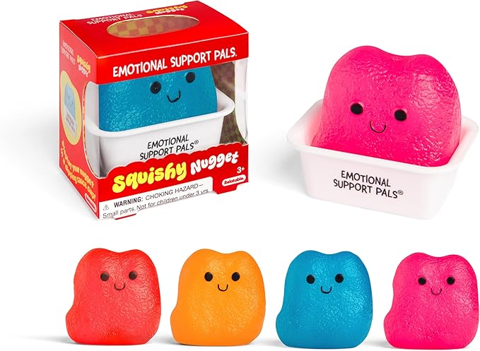 Emotional Support Pals squishy nugget toy in sauce container