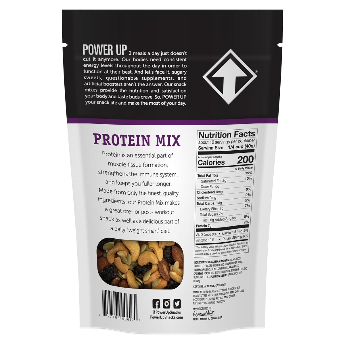 No added sugar trail mix made without peanuts