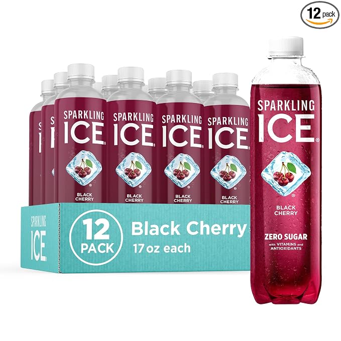 Sparkling Ice Black Cherry sparkling water 12 pack
