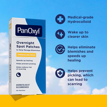 PanOxyl spot patches with 9mm and 12mm sizes
