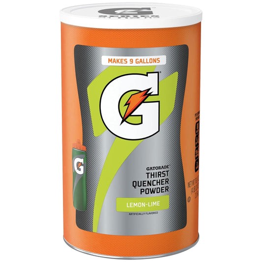 Gatorade sports drink powder lemon lime container