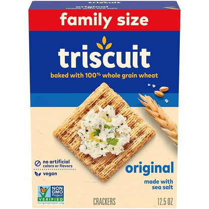 Triscuit Original Whole Grain Wheat Crackers 12.5 oz box