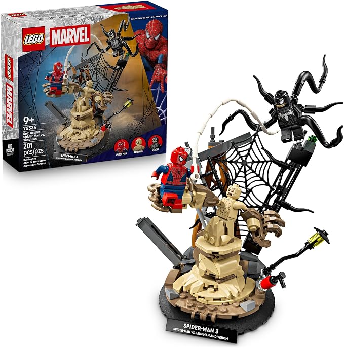 LEGO Marvel Spider-Man vs Sandman building toy set