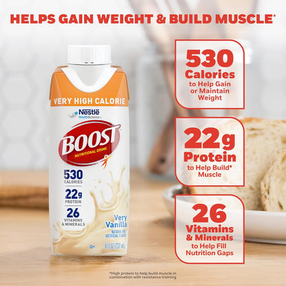 BOOST Very High Calorie nutrition shake pack