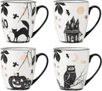 Lenox 12oz porcelain mugs with Halloween motifs