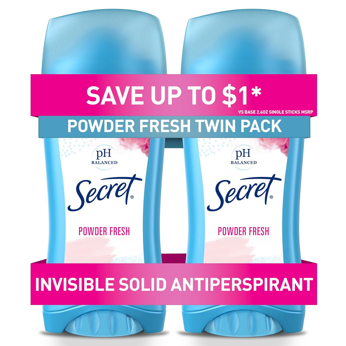 Secret anti-perspirant deodorant 5.20 oz package