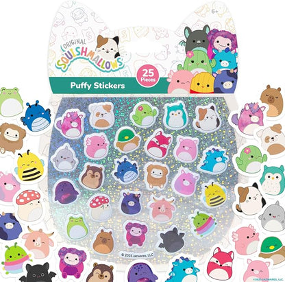 Bluey sticker playset with reusable puffy stickers