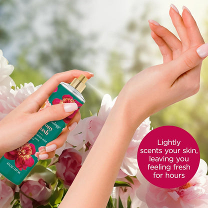 Peony Blush body mist with apple, peony and musk notes