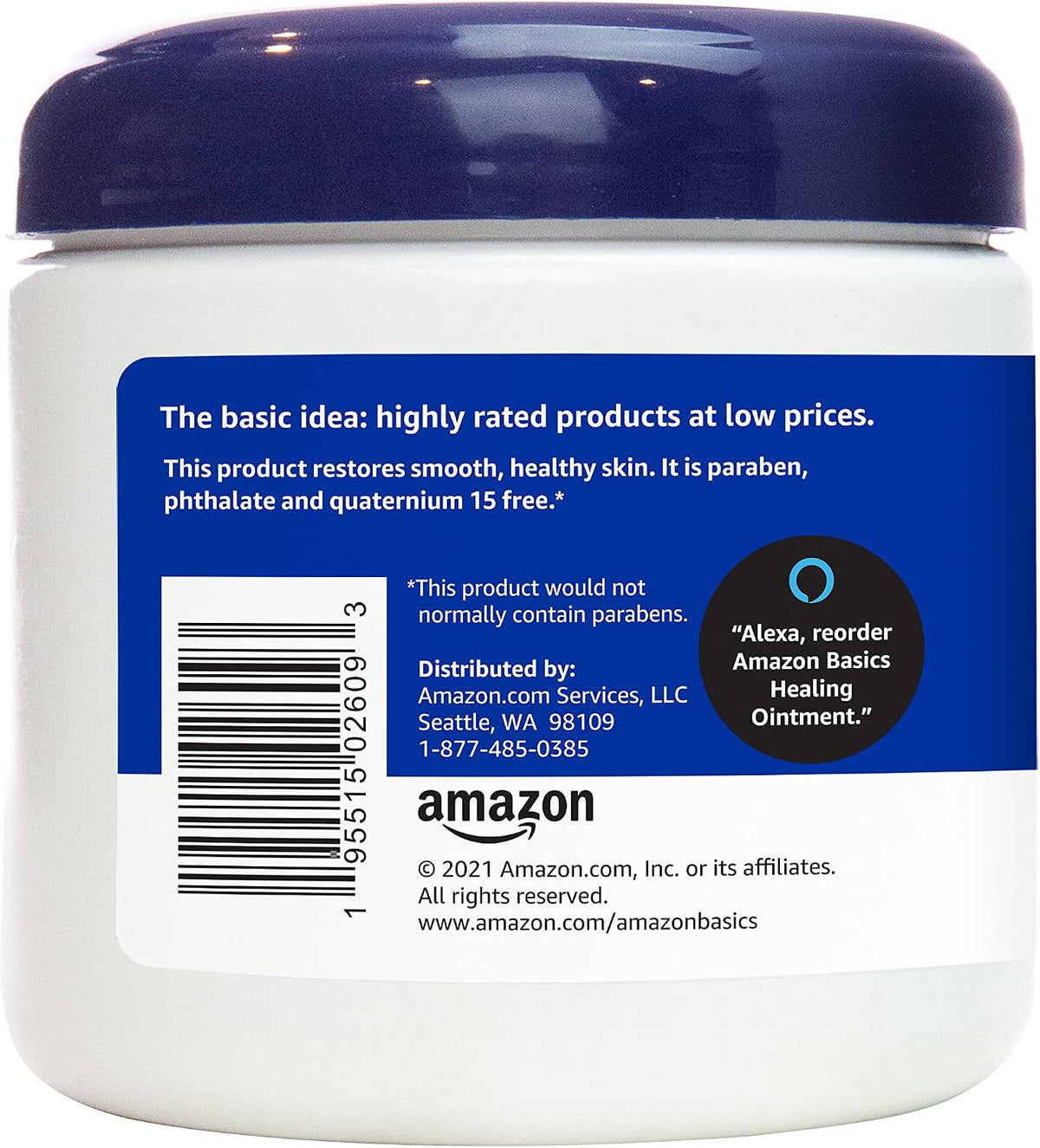 Amazon Basics moisturizing barrier cream container