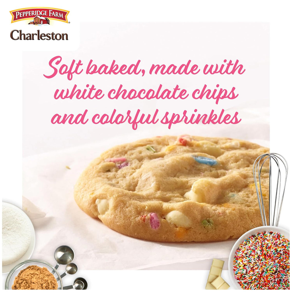 Charleston Birthday Cake soft baked cookies by Pepperidge Farm