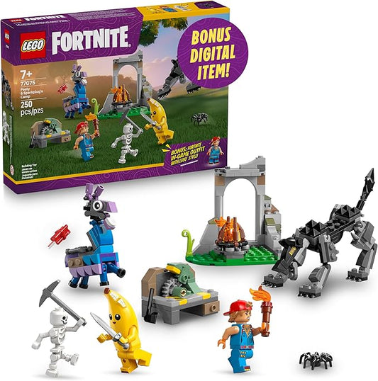 LEGO Fortnite Peely and Sparkplug camp building set